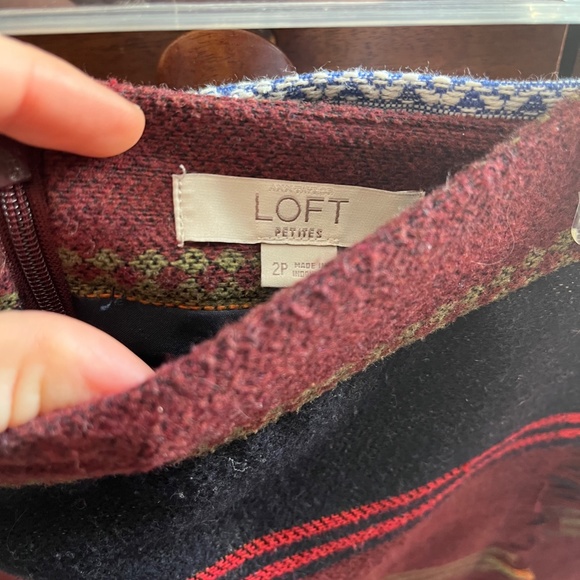 Loft Autumn Wrap Skirt - Picture 2 of 2